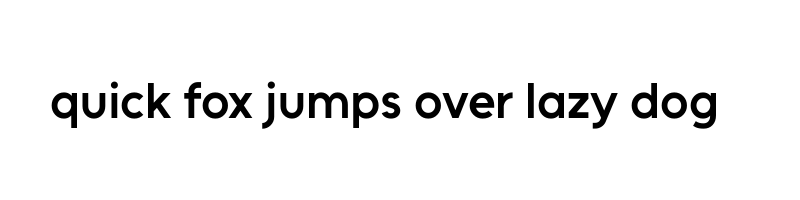 font preview of Unageo SemiBold