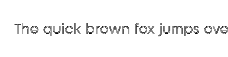 font preview of Unigeo128 Medium