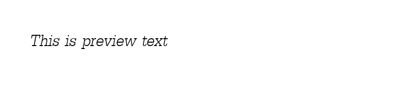 font preview of UPCDI