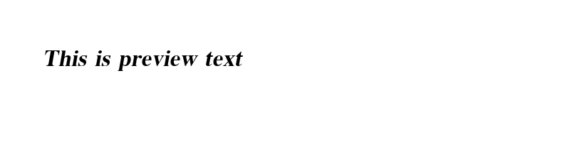 font preview of UPCEBI