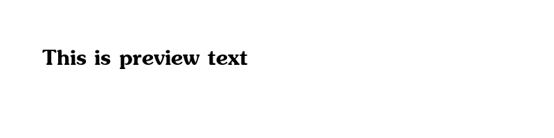 font preview of UPCJB