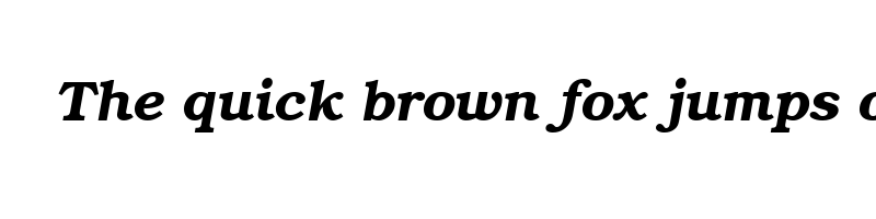 font preview of URWBookman DemiItalic