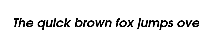 font preview of URWGothic DemiOblique