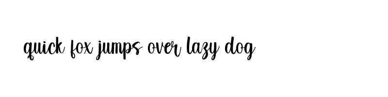 font preview of Vacation OTF