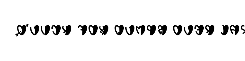 font preview of Valentine One otf
