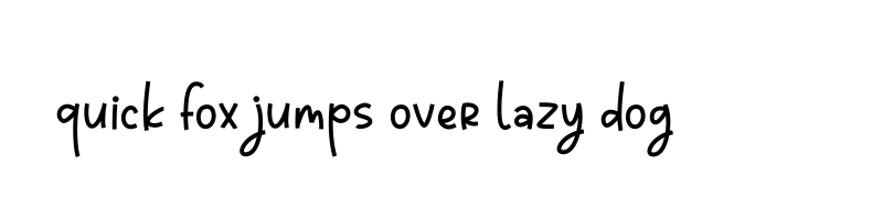 font preview of Vanilla