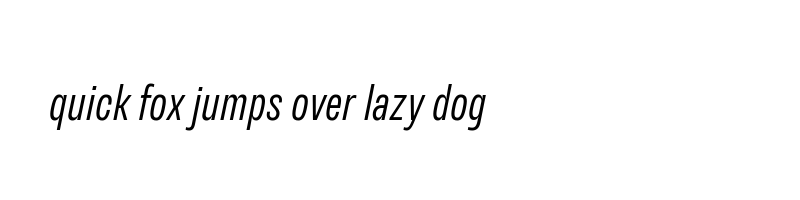font preview of Variera LightItalic
