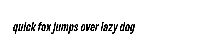 font preview of Variera SemiBoldItalic