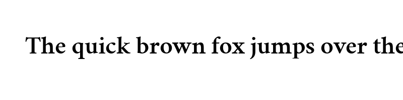font preview of Vermiglione SemiBold