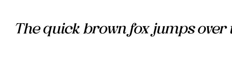 font preview of Vintage Glamore Italic