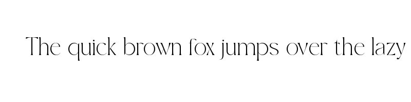 font preview of Vogate