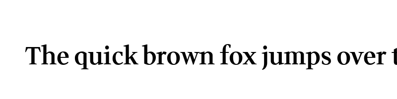 font preview of Wittgenstein Semibold