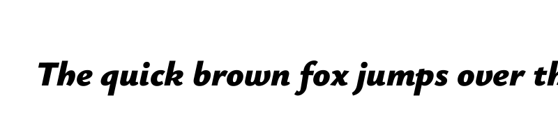 font preview of Ysabeau BlackItalic