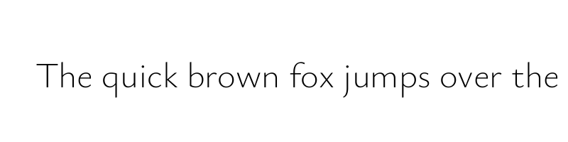 font preview of YsabeauInfant ExtraLight